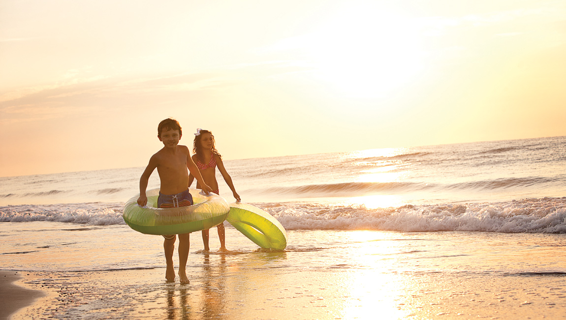 Kids At The Beach